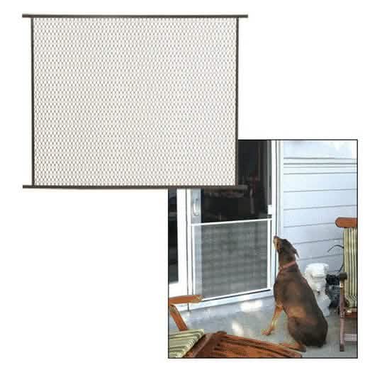 CRL Bronze 30" Sliding Screen Door Grille - Durable protection with elegant design.