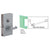 CRL Brushed Stainless 6x10 RHR Center Door Lock Deadlatch Classroom