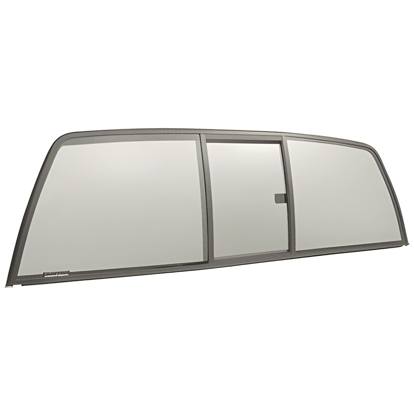 CRL Tri-Vent slider ECT1565S: tri-panel solar glass rear window for 2017-2019 Toyota Tundra, center sliding vent
