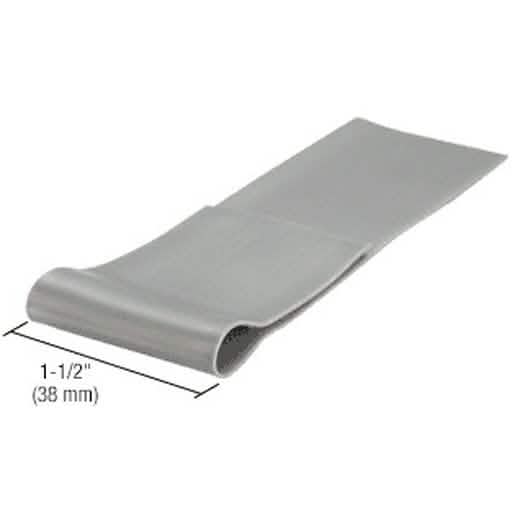 CRL Shower Door Flat Vinyl Sweep 100'' - Water-resistant, durable, easy installation.