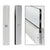 CRL Brushed Stainless Steel 4 in Split Square End Cap