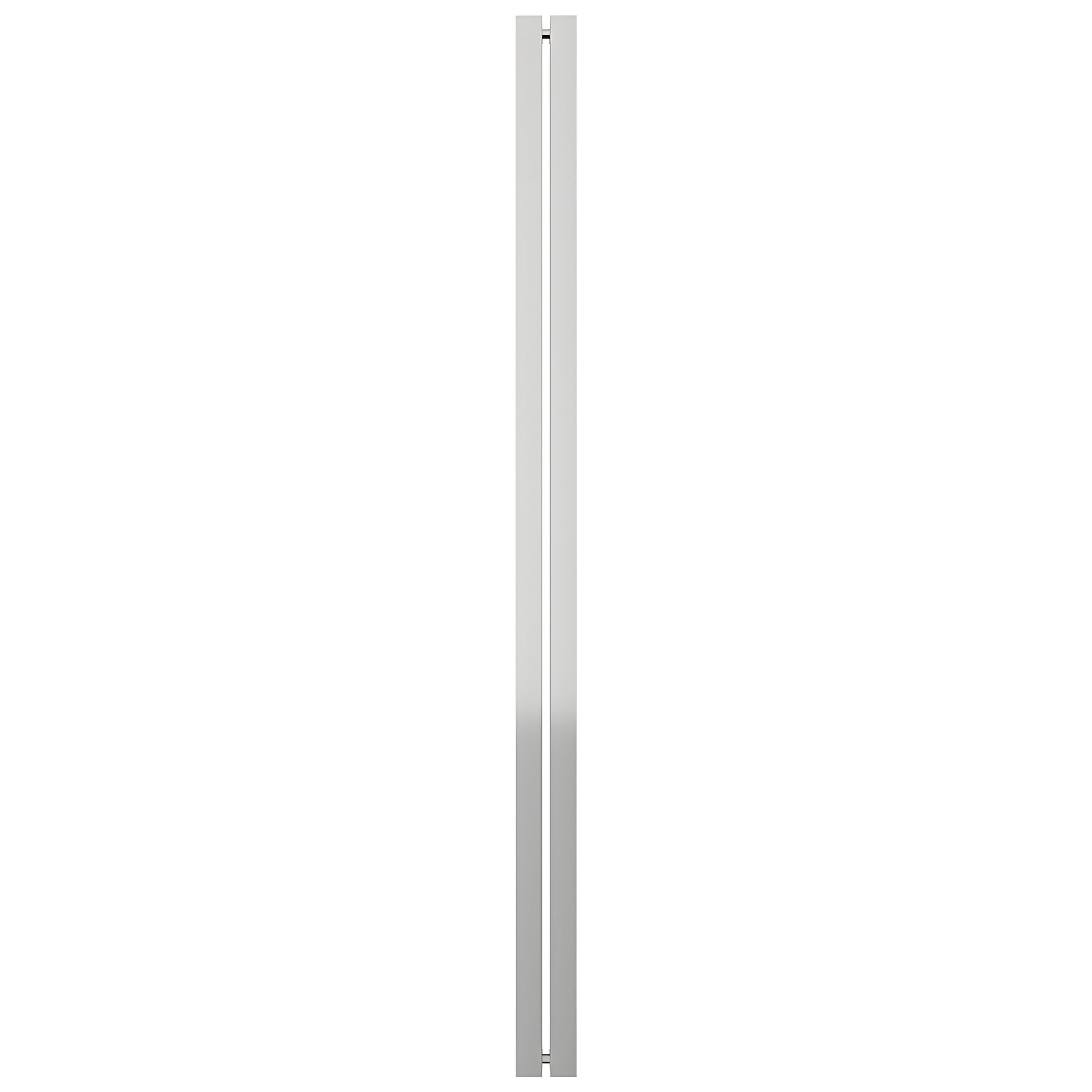 HPH600PS polished stainless steel O-style square tubular back-to-back shower door handle for 3/8 glass (59.3 center)