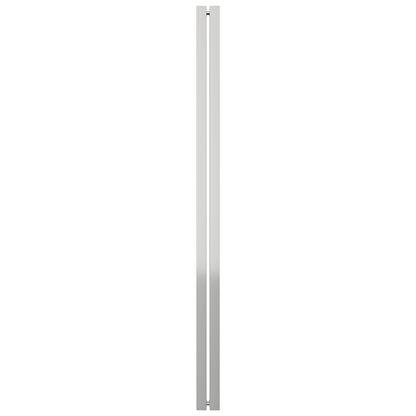 HPH600PS polished stainless steel O-style square tubular back-to-back shower door handle for 3/8 glass (59.3 center)