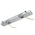 CRL Brushed Stainless Electric Strike Keeper - Double Door Fail-Secure