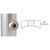 CRL Mill Finish Stainless Steel Round Post Adapter