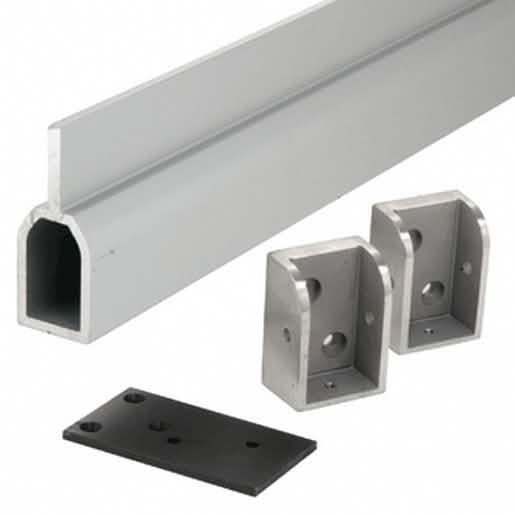 U.S. Aluminum Clear Anodized Removable Mullion 8' for Adams Rite® 3890 - Durable and Sleek