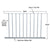 CRL Mill Series 48x48 Picket Fence Panel (200/300/350/400)