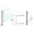 CRL PP55 Slimline 12" Brushed Stainless 1" Round Counter Corner Post
