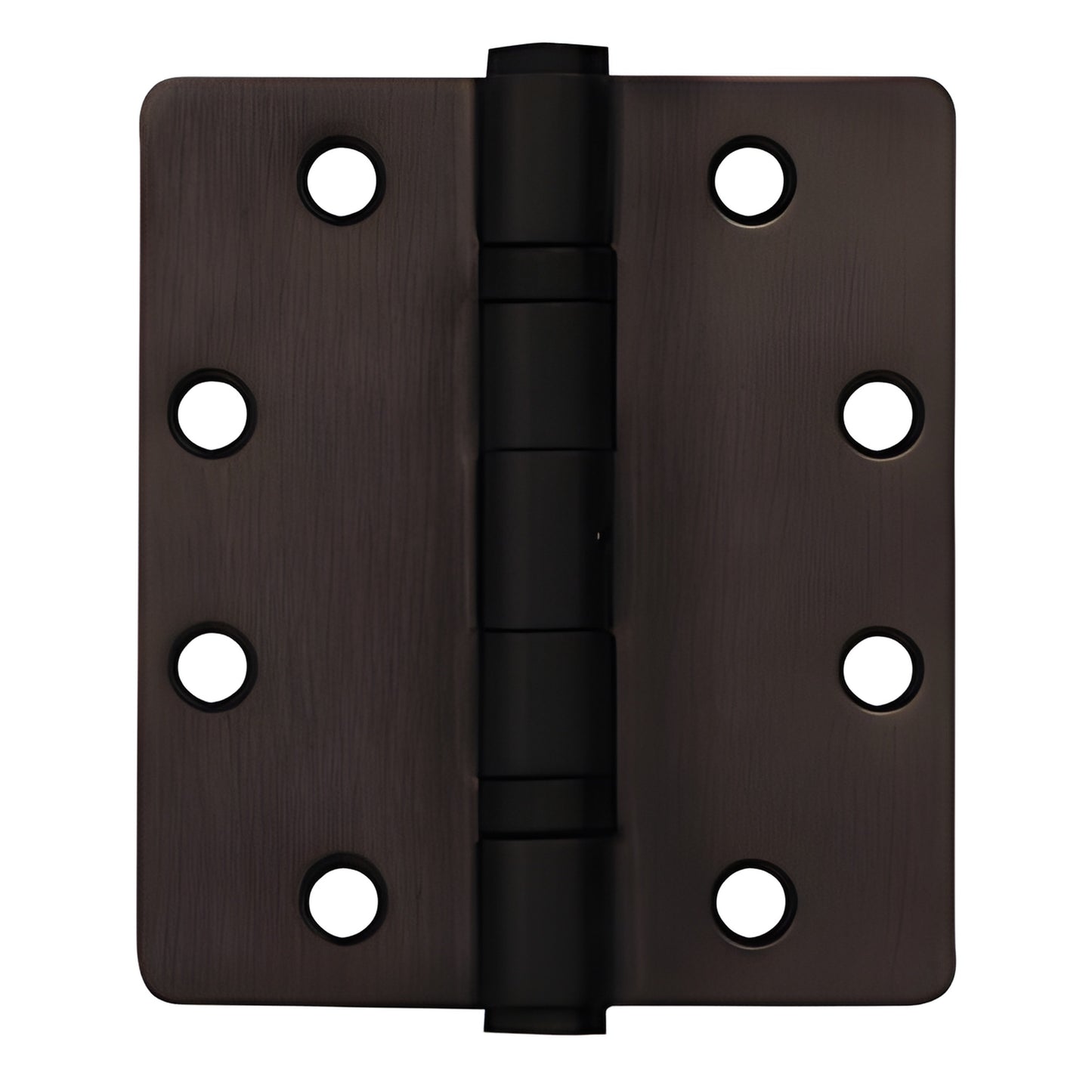 Stainless steel 4-1/2" x 4" full-mortise ball-bearing hinge, black bronze anodized finish, non-removable pin (SKU DH70922)