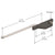 CRL Bronze Right-Hand Single-Arm Casement Window Operator