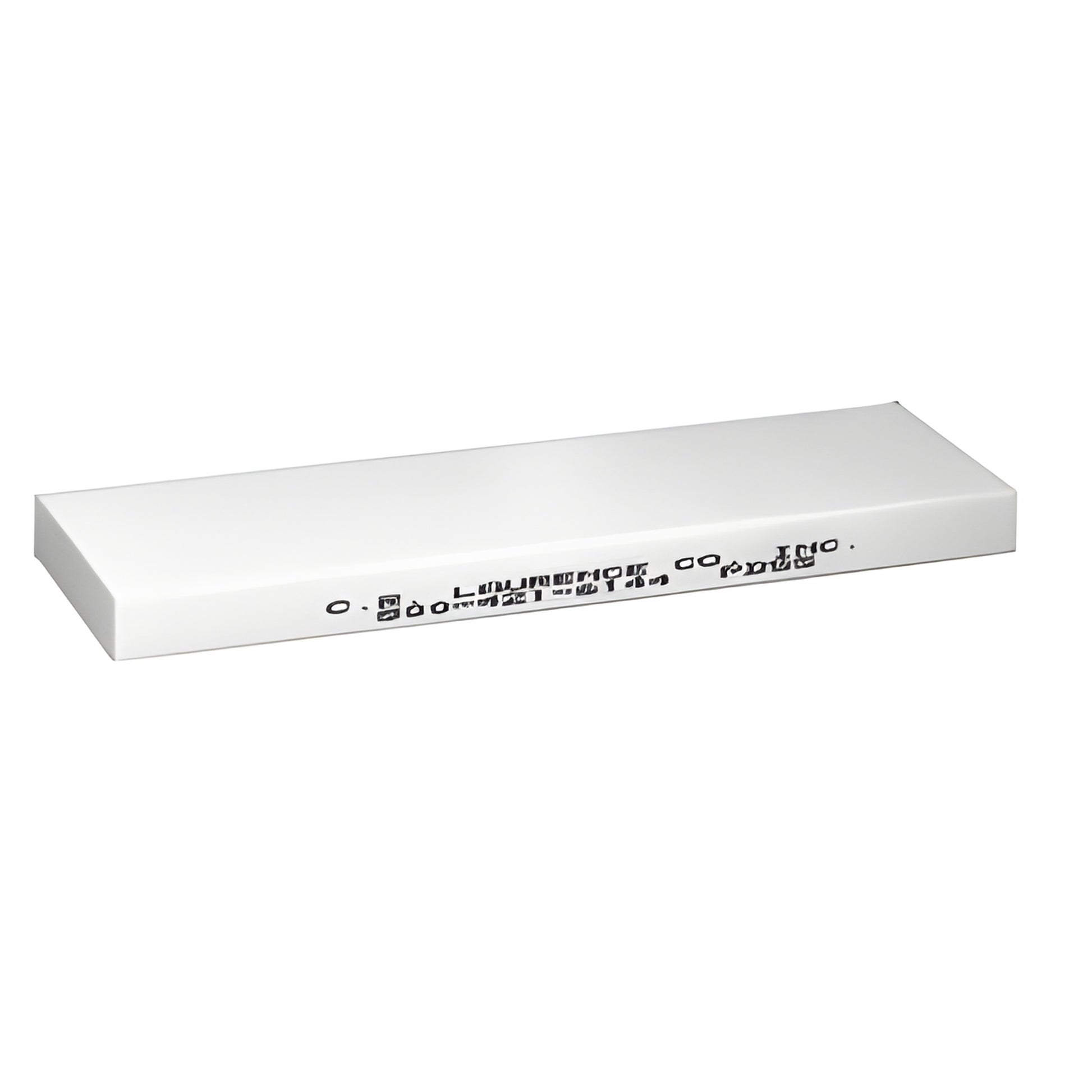 White rectangular sharpening stone, 7" 2" 1/2" (PDSS), for dressing and restoring diamond drill cutting surfaces.
