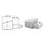 CRL-U.S. Clear Anodized Aluminum Offset Pivot Hinge (Frame Only)
