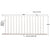 CRL Sky White 72 x 48 in Picket Fence Panel (200/300/350/400 Series)