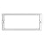 CRL 18" Chrome Back-to-Back Oval/Round Towel Bar