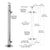 CRL P1 Series Polished 316 Stainless Steel End Post Railing Kit