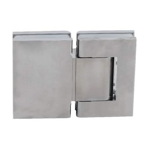Satin Nickel Vernon Oil Dynamic 180° Glass-to-Glass Hinge - Durable, Modern Design