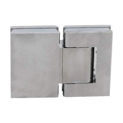 Satin Nickel Vernon Oil Dynamic 180° Glass-to-Glass Hinge - Durable, Modern Design