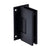 CRL Vienna 037 Matte Black Wall-Mount Shower Hinge Full Back Plate