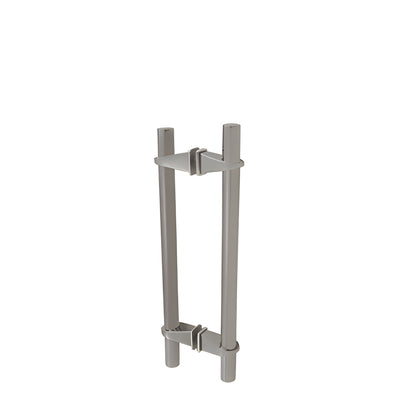 CRL 16 in Brushed Stainless Glass Door Pull Handle - VP1 Post