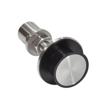 CRL HRF14BS 316 stainless rigid head glass attachment for 12-27mm tempered glass, all glass installations.
