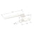 CRL White Left-Hand Cam Handle Lock for Sliding Windows
