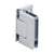 CRL Pinnacle Polished Chrome Adjustable Offset Wall-Mount Hinge