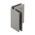 CRL Geneva Series Brushed Nickel Glass-to-Glass Shower Door Bracket