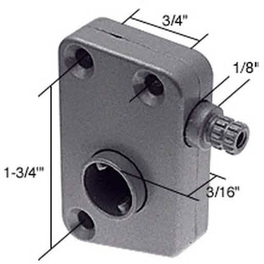 "CRL Right Hand Window Slant Sill Operator, 1-3/4" Screw Holes for Precision Fit Installat