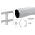 CRL Mill Finish 1.9 in Round Handrail Tubing