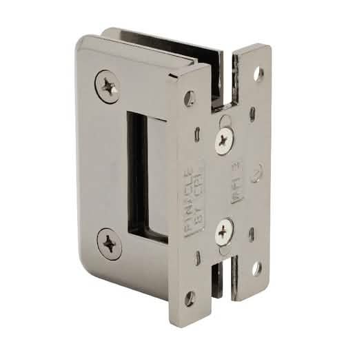 CRL Gun Metal Pinnacle 037 Series Wall Mount 'H' Back Plate Hinge - Sleek and Durable Desi
