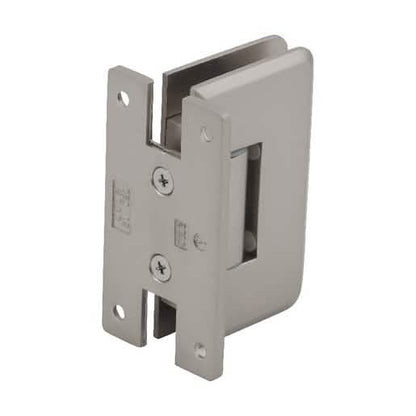 Satin Nickel Adjustable Wall Mount 'H' Back Plate Hinge - CRL Cologne 337 Series