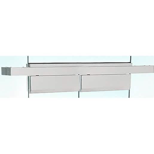 CRL Satin Anodized Double Floating Header for 72" Overhead Concealed Door Closers