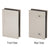 CRL Geneva Brushed Nickel Glass Door Lock Receiver for RPS System