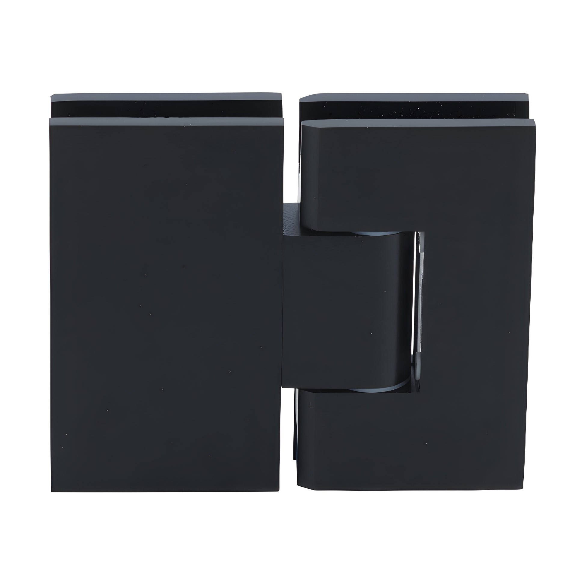 CRL Vienna adjustable glass-to-glass shower hinge, oil-rubbed bronze finish (SKU V1E3800RB)