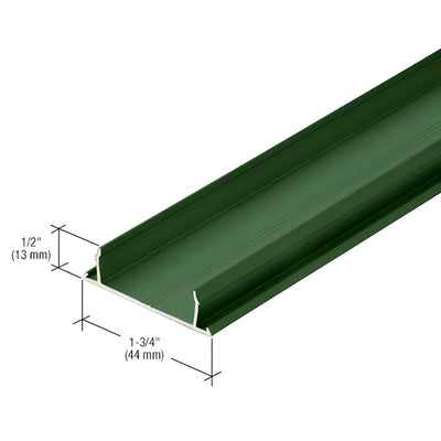 CRL-U.S. Aluminum Narrow Stile Flat Pocket Insert 21'2" Custom Anodized