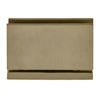 Brushed bronze pivot hinge for 1/2" (12mm) tempered glass, top-and-bottom mount, solid brass. SKU SRCAR01BBRZ