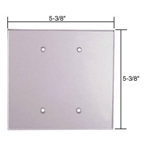 CRL Clear Double Blank Acrylic Mirror Plate - Durable, high-quality reflective surface.