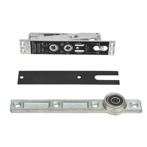 CRL Jackson Heavy-Duty Adjustable Center-Hung Top Pivot with Dark Bronze Cover Plate
