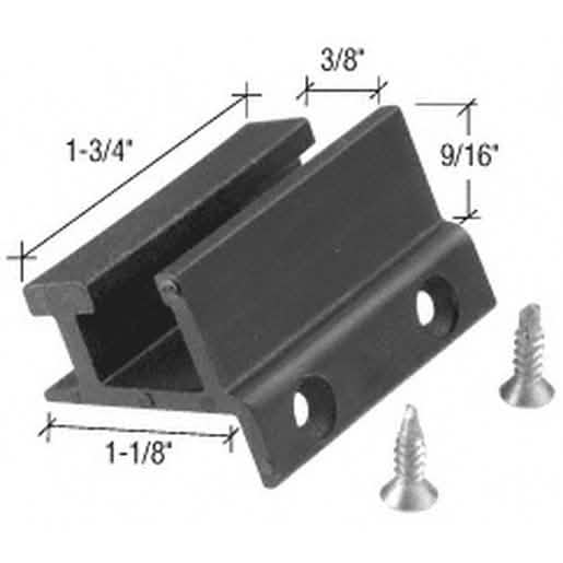 CRL 3/8" Bottom Guide for CK/DK Cottage Series Sliders - Durable & Precise Fit