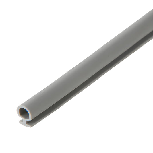 Gray CRL vinyl bulb threshold seal, SKU 46VVM, 0.307 in H 0.181 in W - fits CRL panic-type aluminum thresholds