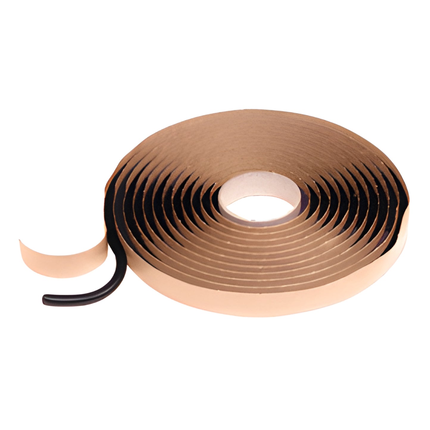 CRL1401 black butyl autoglass tape roll, 1/4in wide, compressible sealing tape with peel strip