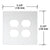 CRL Double-Sided Clear Duplex Acrylic Mirror Plate