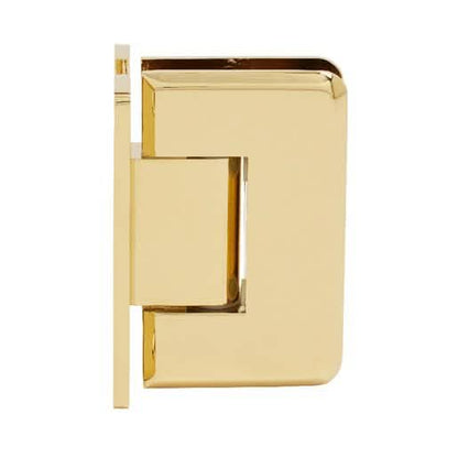 CRL Ultra Brass Pinnacle 037 Series Wall Mount 'H' Back Plate Hinge, elegant and durable