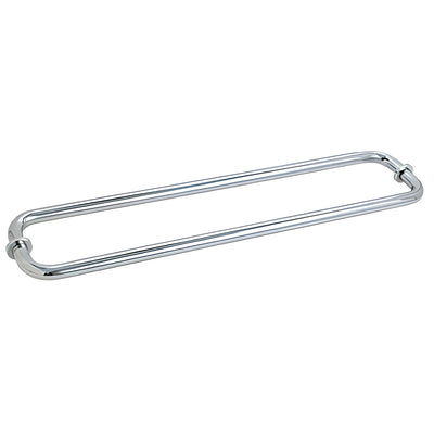 CRL BM Series 24" Polished Chrome Back-to-Back Double Towel Bar