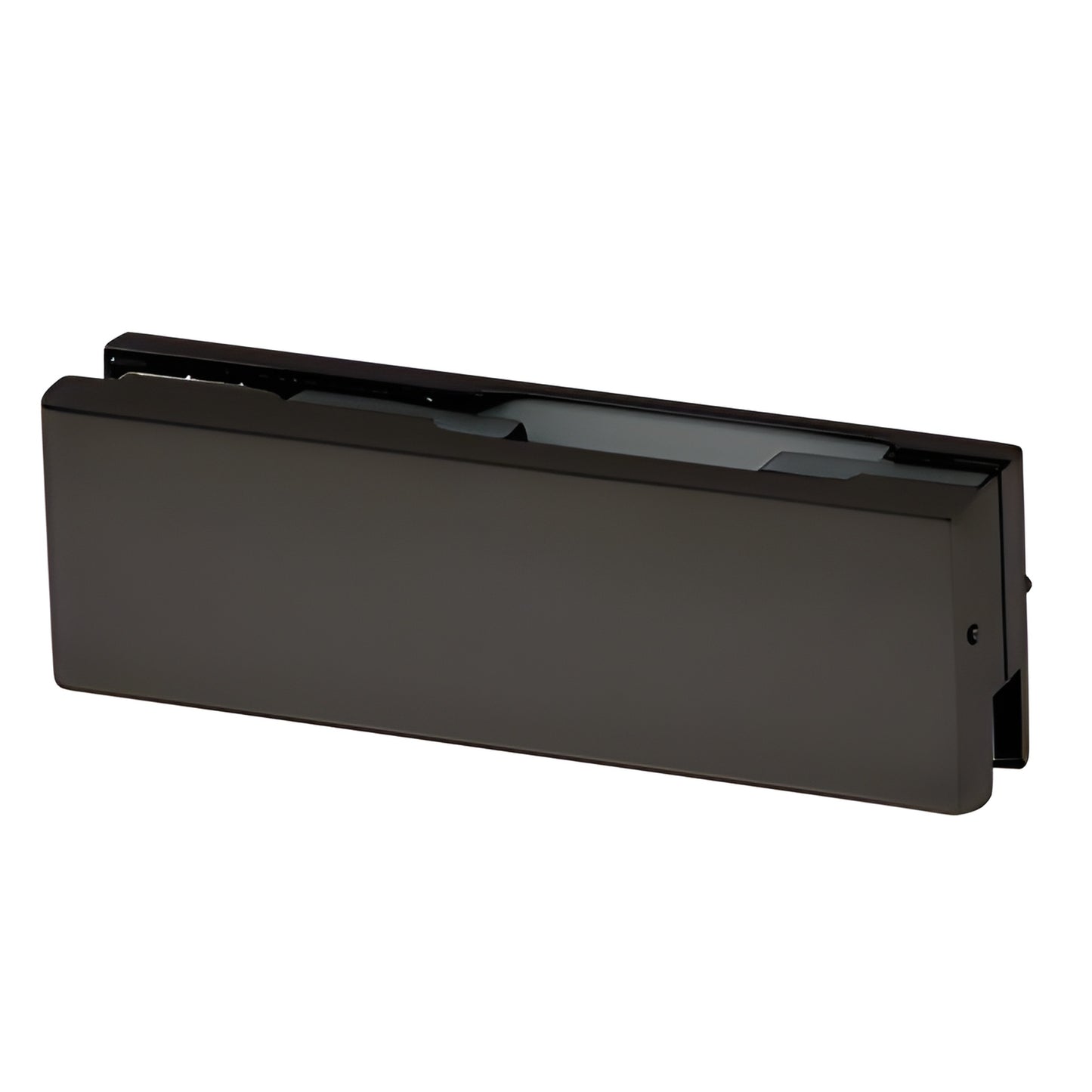 CRL replacement cover plate set (SKU 1NT101DU), black bronze anodized finish for commercial patch fittings