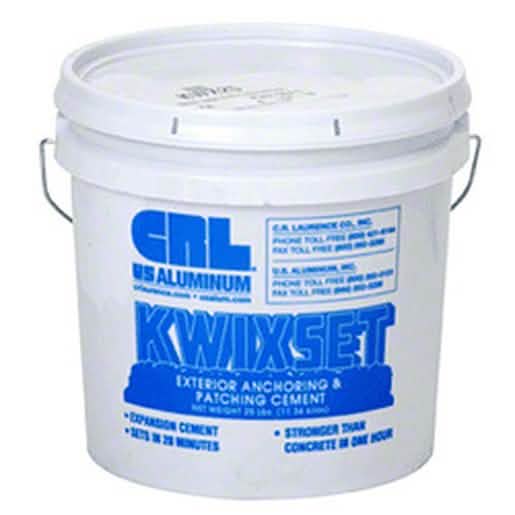 CRL 25 Lb. Kwixset® Expanding Cement: Rapid-setting, high-strength, versatile use