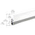 CRL White Vinyl Bulb Seal Door Jamb Weatherstrip 36 x 84 Replacement