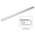 CRL 48 in Satin Extruded Aluminum Door Bumper Bar