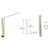 CRL PP41 Plaza 16" Stainless Steel 1.5" Square Counter/Partition Post