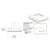 CRL Sky White Base Plate Cover - Replacement